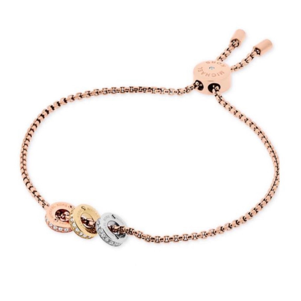 Michael Kors tri-tone bracelet